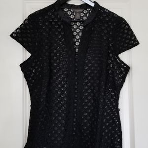 BANANA REPUBLIC short sleeve blouse